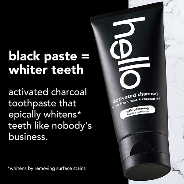 Hello Charcoal toothpaste