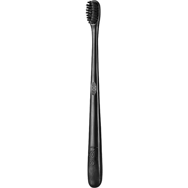 hello® charcoal infused bristles soft toothbrush | hello products